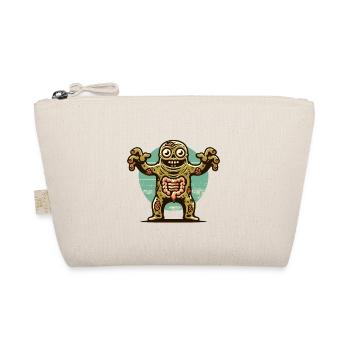 Halloween Costume Decoration Spooky Party Design - Organic Pouch - nature - Front
