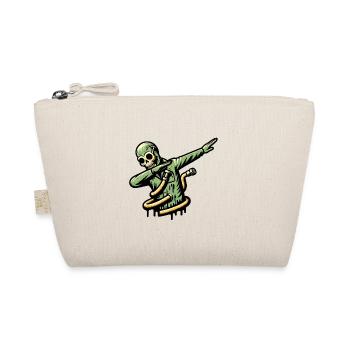 Dabbing Zombie Funny Dabbing Design - Organic Pouch - nature - Front
