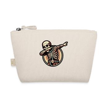 Dabbender Zombie Lustiges Dabbing Design - Bio-Täschchen - Natur - Vorne