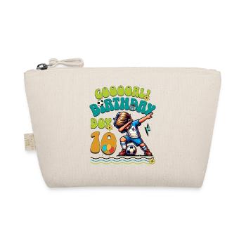 10th Birthday Football - Organic Pouch - nature - Front