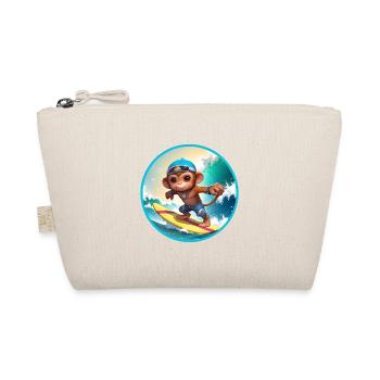 Singe surfeur joyeux - Trousse biologique - nature - Devant
