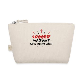 Jogger Spruch Fun Laufen Lustiges Jogging Geschenk - Bio-Täschchen - Natur - Vorne