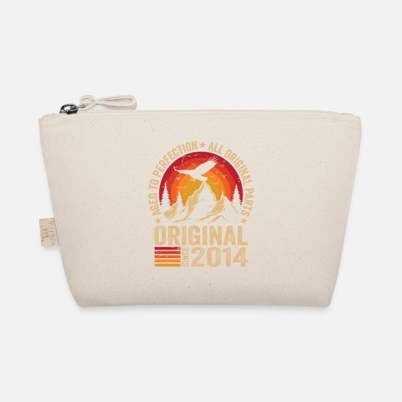 Original 2014 Vintage 2014 Anniversary 2014 Retro Organic Pouch