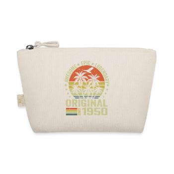 1950's Birthday Party Vintage 1950's Retro 1950's - Organic Pouch - nature - Front