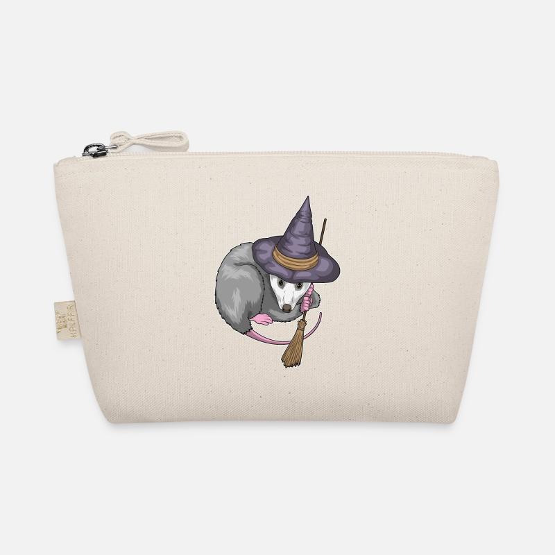 Possums Halloween Witch Organic Pouch