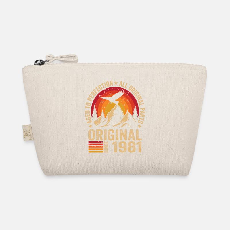 Original 1981 Vintage 1981 Birthday 1981 Retro Organic Pouch