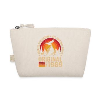 Original 1969 Vintage 1969 Birthday 1969 Retro - Organic Pouch - nature - Front