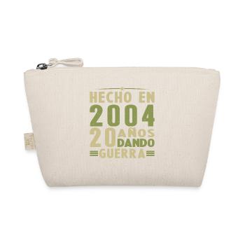 Made in 2004 20 Years Vintage Retro Birthday - Organic Pouch - nature - Front