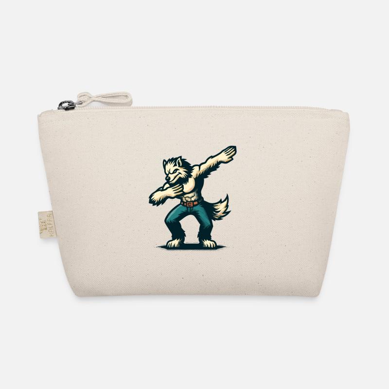 Dabbender Werwolf Lustiges Dabbing Design Bio-Täschchen