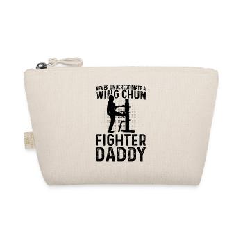 Never underestimate a Wing Chun Fighter daddy - Bio-Täschchen - Natur - Vorne