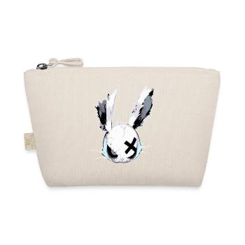 Goth Hasenkopf Hase Gothic Puppe Grunge Geschenk - Bio-Täschchen - Natur - Vorne
