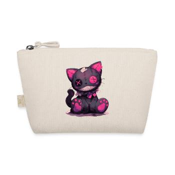 Goth Cat Doll Katze Grunge Geschenk Gothic Puppe - Bio-Täschchen - Natur - Vorne