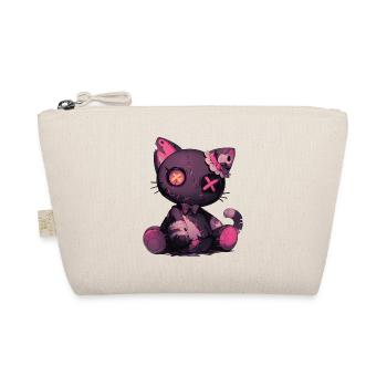 Goth Cat Doll Grunge Katze Gothic Puppe Geschenk - Bio-Täschchen - Natur - Vorne