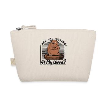 Are You Looking At My Wood North American - Organic Pouch - nature - Front