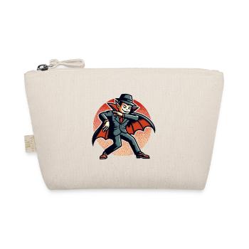 Retro Vintage Style Vampire Halloween Costume Decoration - Organic Pouch - nature - Front