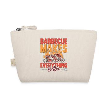 Pulled Pork BBQ Barbecue Makes Grilled Meat Lover - Bio-Täschchen - Natur - Vorne