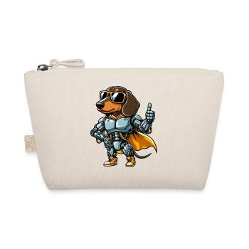Teckel Robot Cyborg Sci-Fi Chien Mech Design - Trousse biologique - nature - Devant