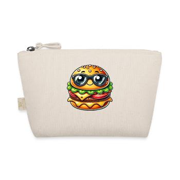 Cool Cheeseburger Fast Food Lunettes de soleil d’été - Trousse biologique - nature - Devant