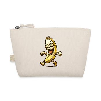 Zombie Banane Halloween Kostüm Deko - Bio-Täschchen - Natur - Vorne