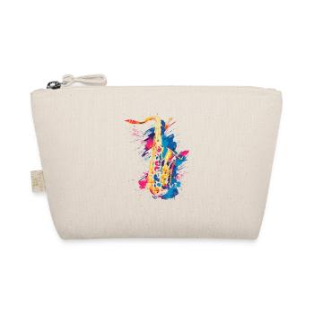Saxophone Graffiti - Organic Pouch - nature - Front