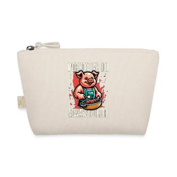 Pulled Pork BBQ Porkology 101 Always Meat Lover - Bio-Täschchen - Natur - Vorne
