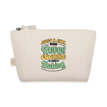 A girl who loves cooking and baking - Organic Pouch - nature - Front