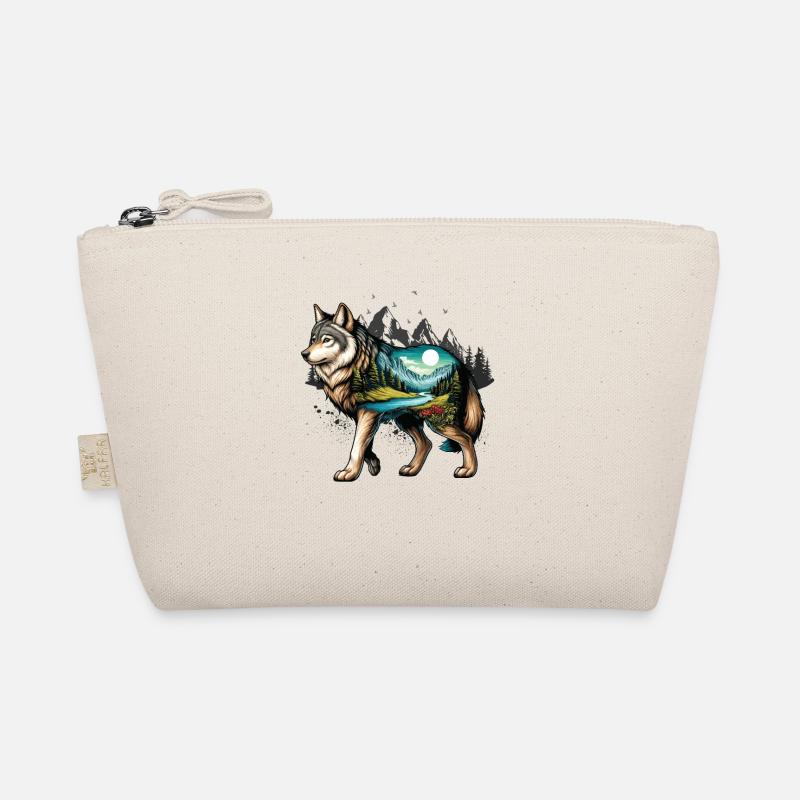 Wilderness Inside the Bear Retro Vintage Trousse biologique