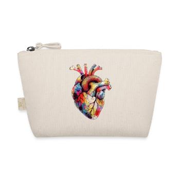 Colorful Anatomical Heart Medical Heart - Organic Pouch - nature - Front