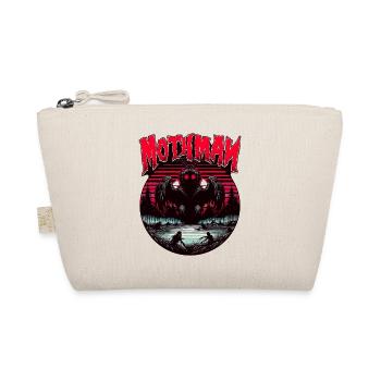 Vintage Mothman Halloween - Bio-Täschchen - Natur - Vorne