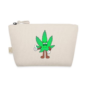 Der Bloom - Weed Cannabis Stoned Hanf Marihuana - Bio-Täschchen - Natur - Vorne