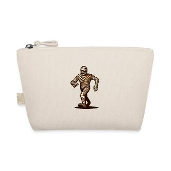 Retro Vintage Style Mummy Halloween Costume Decoration - Organic Pouch - nature - Front