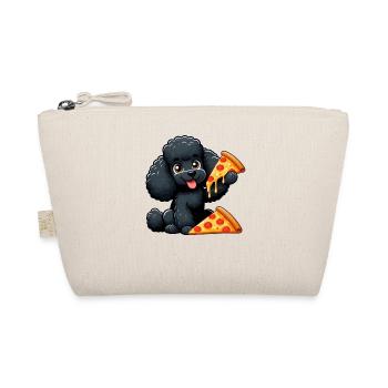 Cute Hyena Swinging Playground Cartoon - Organic Pouch - nature - Front