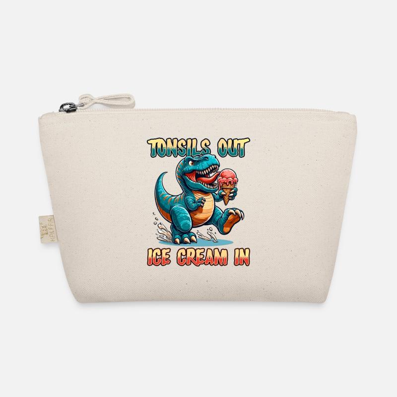 Tonsils Out Ice Cream In Dino Tonsillectomy Tonsil Organic Pouch