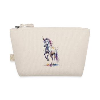 Mythical Roar - Unicorn Watercolor - Organic Pouch - nature - Front