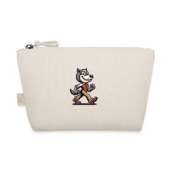 Style Vintage Rétro Pleine Lune Loup-Garou Halloween - Trousse biologique - nature - Devant