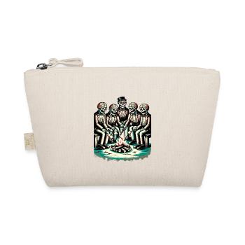 Camping At Campfire Halloween Zombie Lover - Organic Pouch - nature - Front