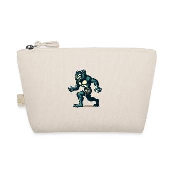 Rétro Vintage Style Halloween Loups-garous Pleine Lune - Trousse biologique - nature - Devant