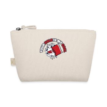Votre trou est mon objectif Jeu Planches Pouf Cornhole - Trousse biologique - nature - Devant