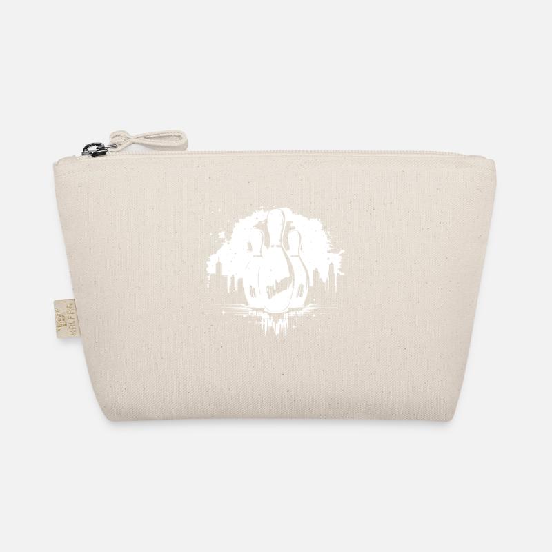 Bowling Drawing Organic Pouch