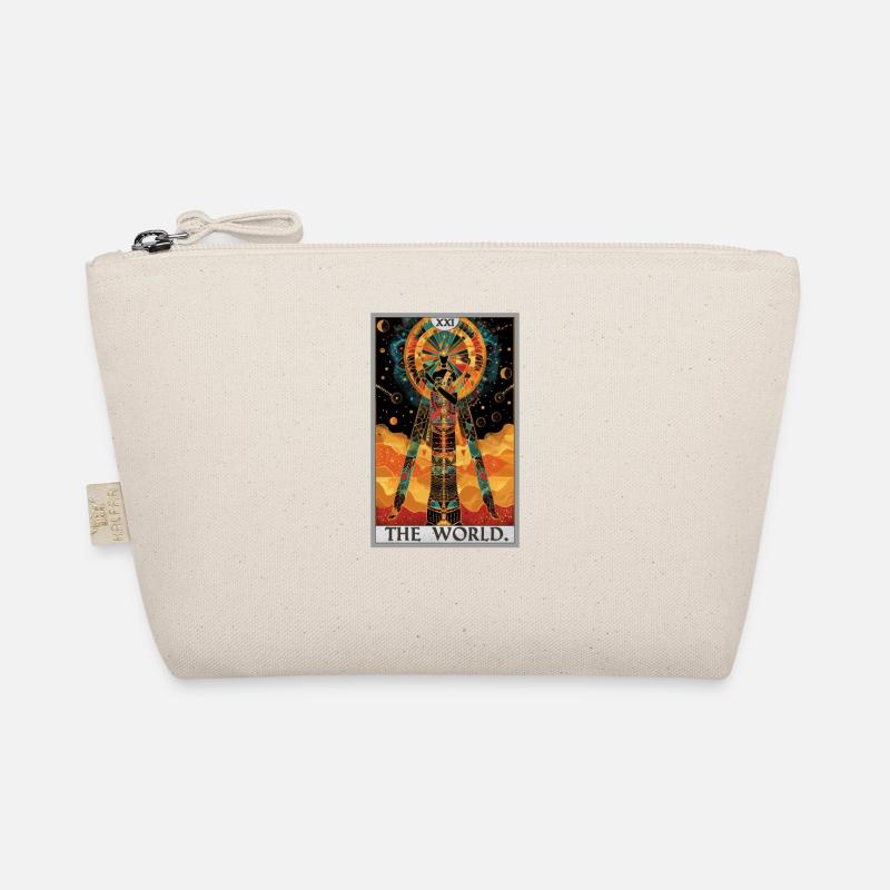Tarot Card Tarot Card The World Organic Pouch