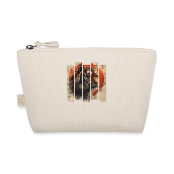 80er Jahre Retro Japanischer Tiger - Bio-Täschchen - Natur - Vorne