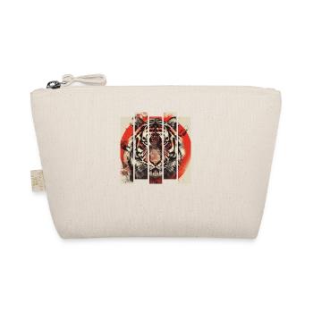 80er Jahre Retro Japanischer Tiger - Bio-Täschchen - Natur - Vorne