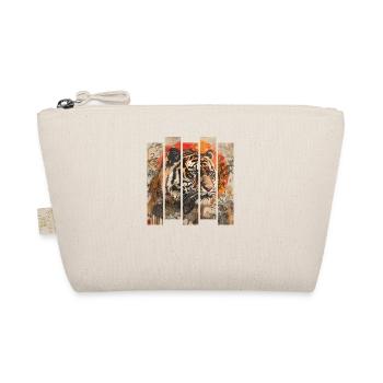80er Jahre Retro Japanischer Tiger - Bio-Täschchen - Natur - Vorne