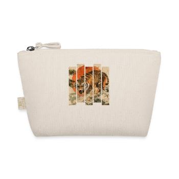 80er Jahre Retro Japanischer Tiger - Bio-Täschchen - Natur - Vorne
