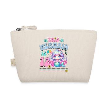 Sirène 12e anniversaire Fille Enfants - Trousse biologique - nature - Devant