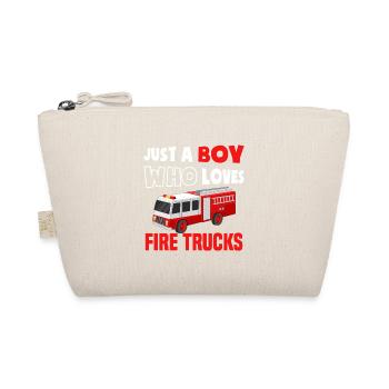 Fire Truck Firefighters Occupation Firefighter - Organic Pouch - nature - Front
