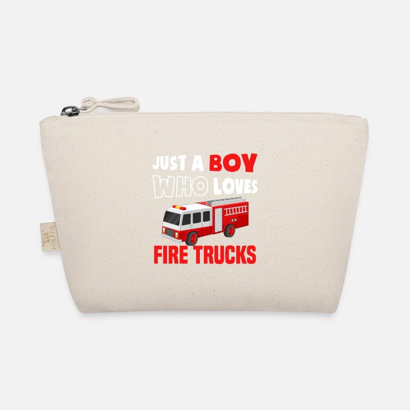 Fire Truck Firefighters Occupation Firefighter Organic Pouch