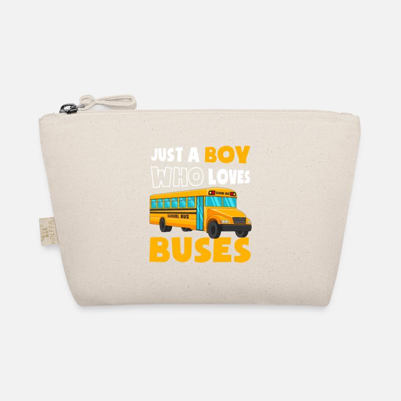 Linienbus Schulbus Reisebus Bus Beruf Busfahrer - Bio-Täschchen - Natur