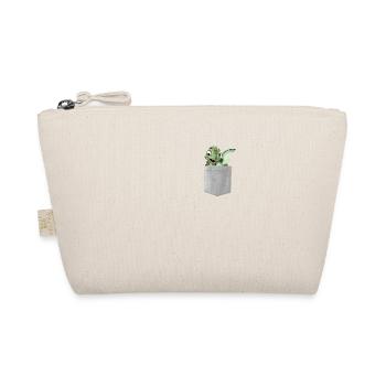Turtle In Your Pocket - Funny Peeking Tortoise - Organic Pouch - nature - Front