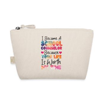School Counselor Watercolor I - Organic Pouch - nature - Front